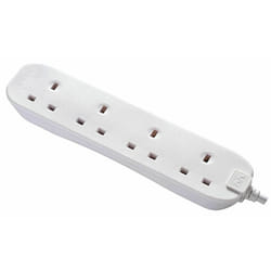 Masterplug 3m Long Extension Lead, 3 Metres, 4 Gang, 13 Amps