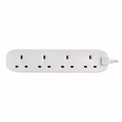 Masterplug 3m Long Extension Lead, 3 Metres, 4 Gang, 13 Amps