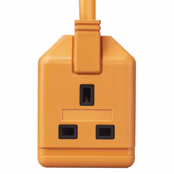 Masterplug EXS1315O 13amp 1 Socket 5m Heavy Duty Extension Lead - Orange