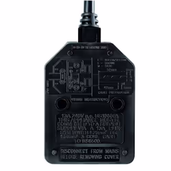 Masterplug EXS13110B 13amp 1 Socket 10m Heavy Duty Extension Lead - Black