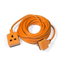 Masterplug 13 Amp Heavy Duty 10m Electrical Extension Lead 1-Gang