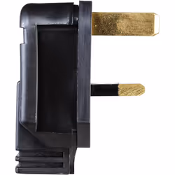 Masterplug HDPT13B-MP Heavy Duty 13 Amp Rewireable Plug, 57.5 x 48 mm, Black