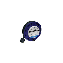 Masterplug MCT0813/4R Cassette Cable Reel 8 Metre 4 Socket Thermal Cut-Out Red 13A 240 Volt