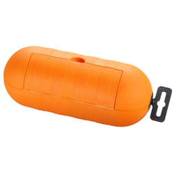 Masterplug SPTO-MS Splash-Proof Single Socket Cover - Orange