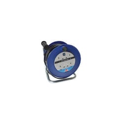Masterplug LDCC30134 Heavy-Duty Cable Reel 30 Metre 4 Socket 13A Thermal Cut-Out 240 Volt