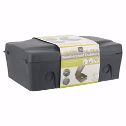 Masterplug IP54 Weatherproof Electric Box - Water Resistant (Grey)