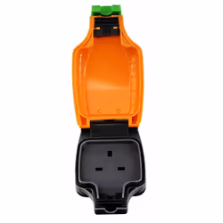 Weatherproof IP54 Rewireable Outdoor Trailing 13A Socket Masterplug