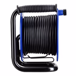 Masterplug HDCC4013/4BL 13amp 4 Socket 40m Open Cable Reel - Blue