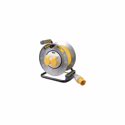 Masterplug OTMU30162LV-PX PRO XT Metal Cable Reel 30 Metre 16A 110 Volt Thermal Cut-Out