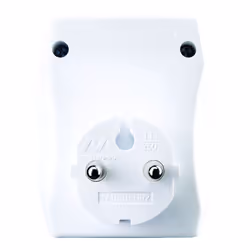 masterplug TAUSBEUR2 UK to EU Plug Adapter Converter with 2.1 A USB Charger - White
