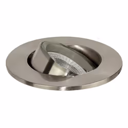 Adustable GU10 Bezel Lock Ring Downlight Brushed Steel
