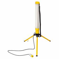 Luceco Work Light Tripod Integrated LED 360 Open Area 110V Foldable Portable