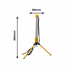 Luceco Work Light Tripod Integrated LED 360 Open Area 110V Foldable Portable
