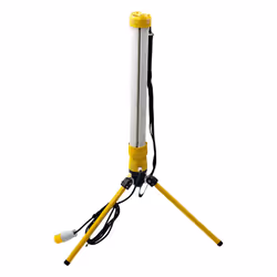 Luceco Work Light Tripod Integrated LED 360 Open Area 110V Foldable Portable