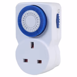 Masterplug IP54 Weatherproof Enclosure Lead & Timer 4 Gang 8m