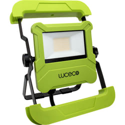 Luceco Foldable Compact Worklight with 13A Power Socket 30W, 2400lm