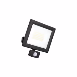 Essence Multi-Position Floodlight with PIR Motion Sensor, 50 Watts, 6000K Colour Temperature, IP65 Rated, Black