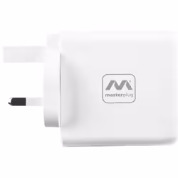 Masterplug Charger Plug USB 1 x Type A & 2 x Type C White 67W