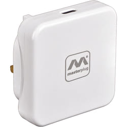 Masterplug Charger Plug USB 1 x Type C White 20W