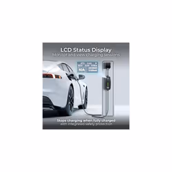 Masterplug EV Charging Cable for Electric and Hybrid Vehicles, 5 Metres, Mode 2, 3 Pin UK Plug to Type 2 Car Charger, 2.4kW, EVCM221005