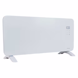 Masterplug Auraline SmartEnergy Glass Panel Heater 2000W White