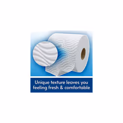 Classic Clean Toilet Rolls - 36 Toilet Roll Pack - Bulk Buy Toilet Rolls - Unbeatable Clean Toilet Rolls with Unique 3D Wave