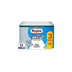 Blitz Household Towels â 12 Rolls Per Pack, 3-ply Kitchen Roll, 70 Sheets Per Roll, Paper Packaging, FSC Certified Paper, R ...
