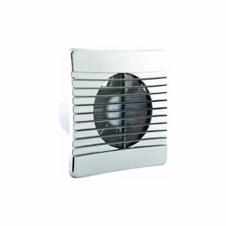 Airvent 404119 Axial Extractor Fan 100 mm with Timer (Chrome Cover)