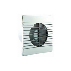 Airvent 404119 Axial Extractor Fan 100 mm with Timer (Chrome Cover)