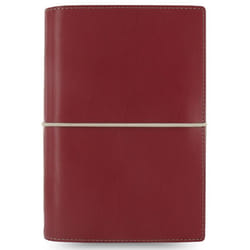 Filofax Domino Personal personal organizer Faux leather, Suede Red