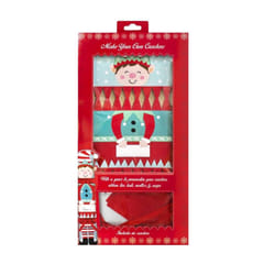 Pack Of 6 Make Your Own Personalised Christmas Crackers Hats Snaps