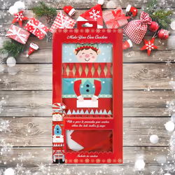 Pack Of 6 Make Your Own Personalised Christmas Crackers Hats Snaps