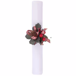 Set of 4 Christmas Red Berry Napkin Rings Serviette Rings Generous Size
