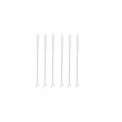 Straw Cleaning Brush One Cleaner Tube Bottle Metal Handle Reusable