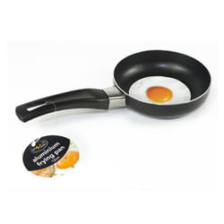 Black Alluminium 12cm Mini Frying Pan Perfect for Frying Eggs
