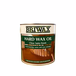 Briwax Hard Wax Oil Clear Satin 1 Litre