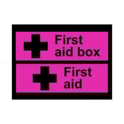 Scan First Aid Box / First Aid - PVC 300 x 200mm SCA1553
