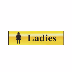 Scan Ladies - Polished Brass Effect 200 x 50mm SCA6002