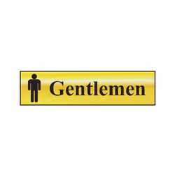 Scan Gentlemen - Polished Brass Effect 200 x 50mm SCA6003