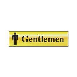 Scan Gentlemen - Polished Brass Effect 200 x 50mm SCA6003