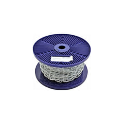 MC38L Straight Link Steel Chain, Welded for Extra Strength, Zinc Plated, 4mm x 19mm x 30m Reel, Various, One Size