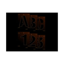 Scan Letter & Number Stencil Kit 25mm SCA9403