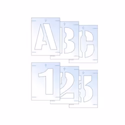 Scan Letter & Number Stencil Kit 50mm SCA9404
