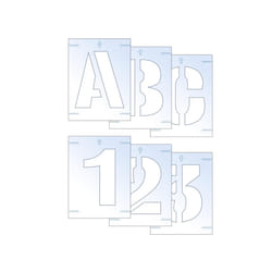 Scan Letter & Number Stencil Kit 50mm SCA9404