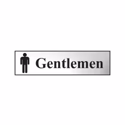 Scan Gentlemen - Polished Chrome Effect 200 x 50mm SCA6003C