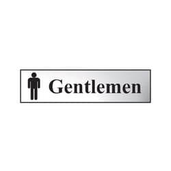 Scan Gentlemen - Polished Chrome Effect 200 x 50mm SCA6003C