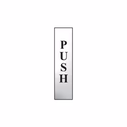 Scan Push Vertical - Polished Chrome Effect 50 x 200mm SCA6032C
