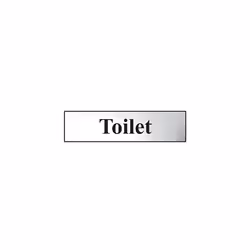 Scan 6051C Legend Toilet Chrome Finish Safety Sign