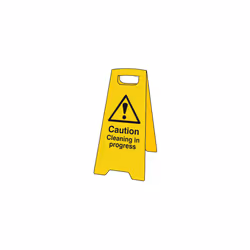 Scan Caution Cleaning In Progress Heavy-Duty A Board SCA4703
