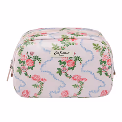 Wash Bags | Cosmetic Bag - Flutter Rose | Travel Size & Vegan Friendly | Toiletry & Cosmetic Bag | Beauty Gift For Her